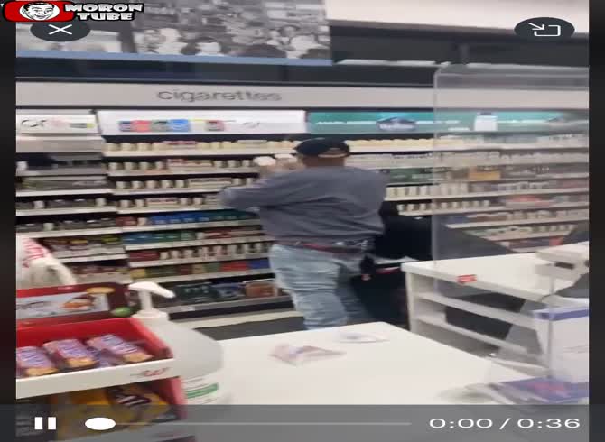 Video :Without anybody noticing, they take hundreds of packs of cigarettes in secret